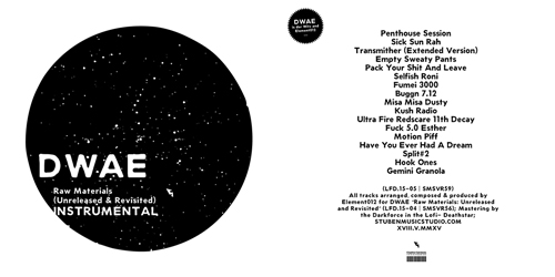 Raw Materials Instrumental, DWAE (Der Witz And Element012)